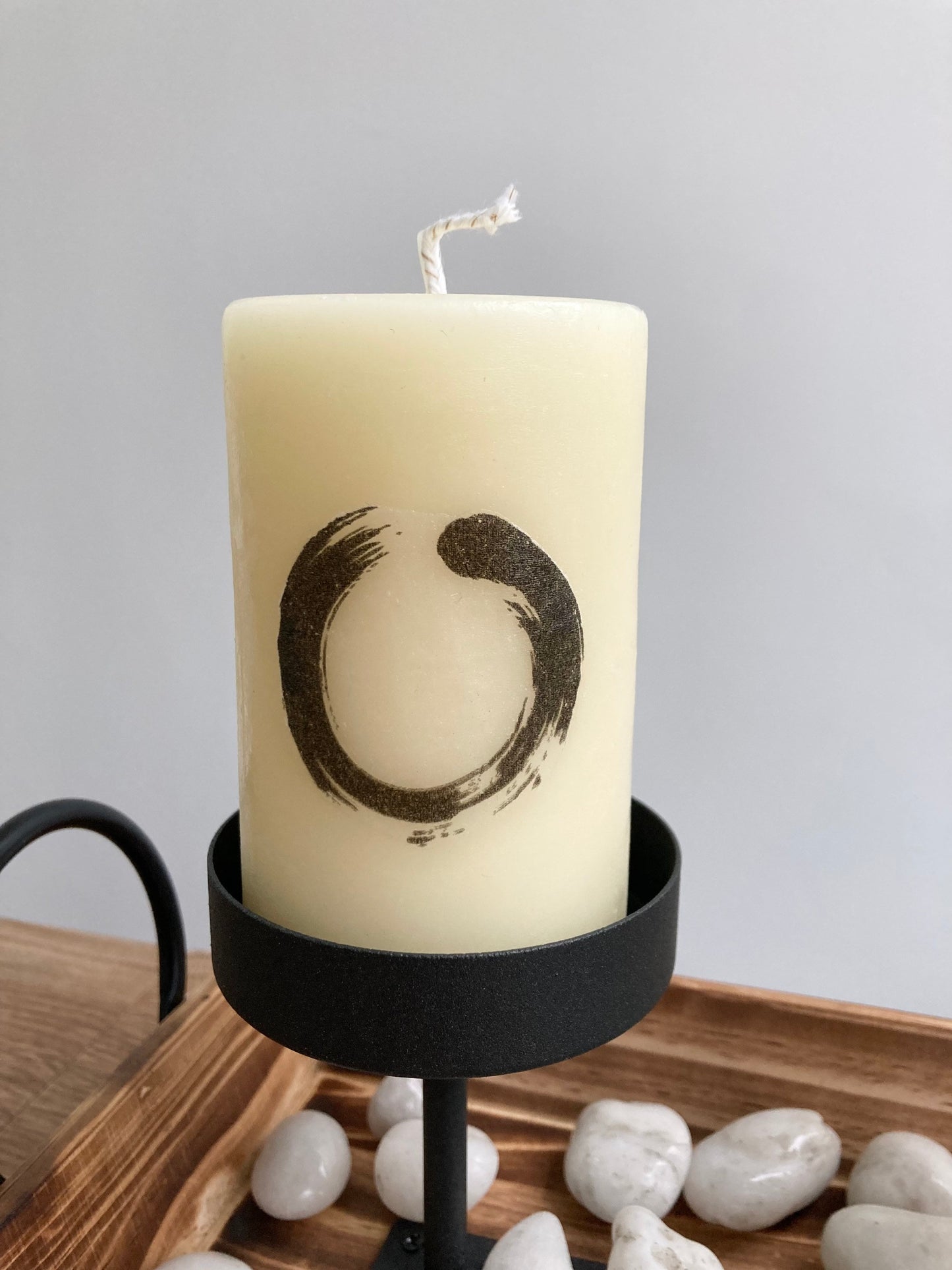 Japanese Calligraphy Candle