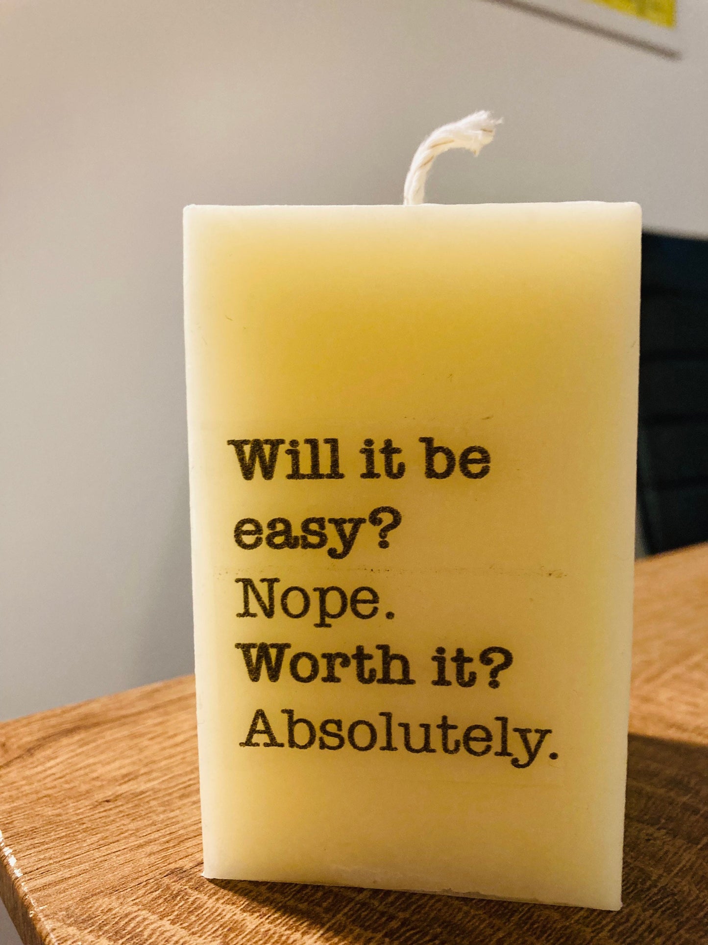 Typewriter Style Customise Quote or Message