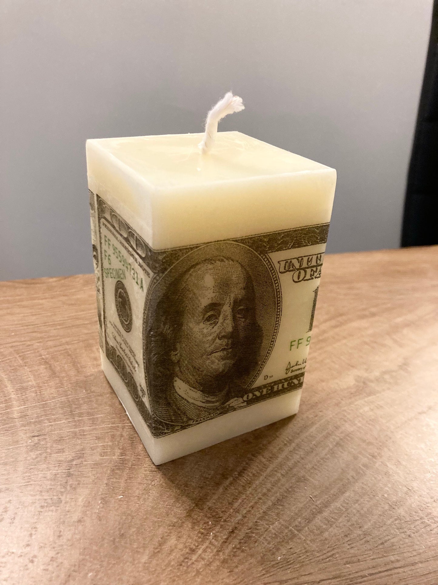 100 Dollar Money Candle