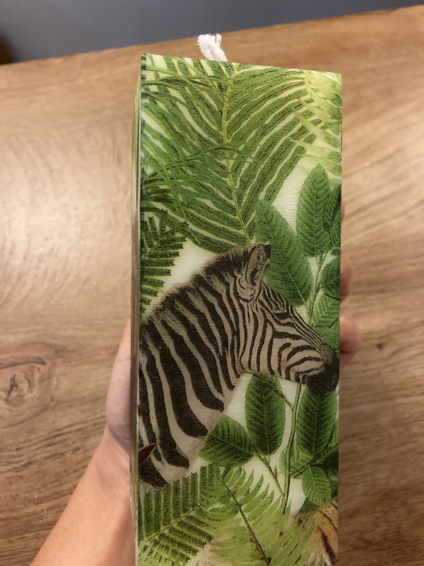 Tiger and Safari Friends Candle