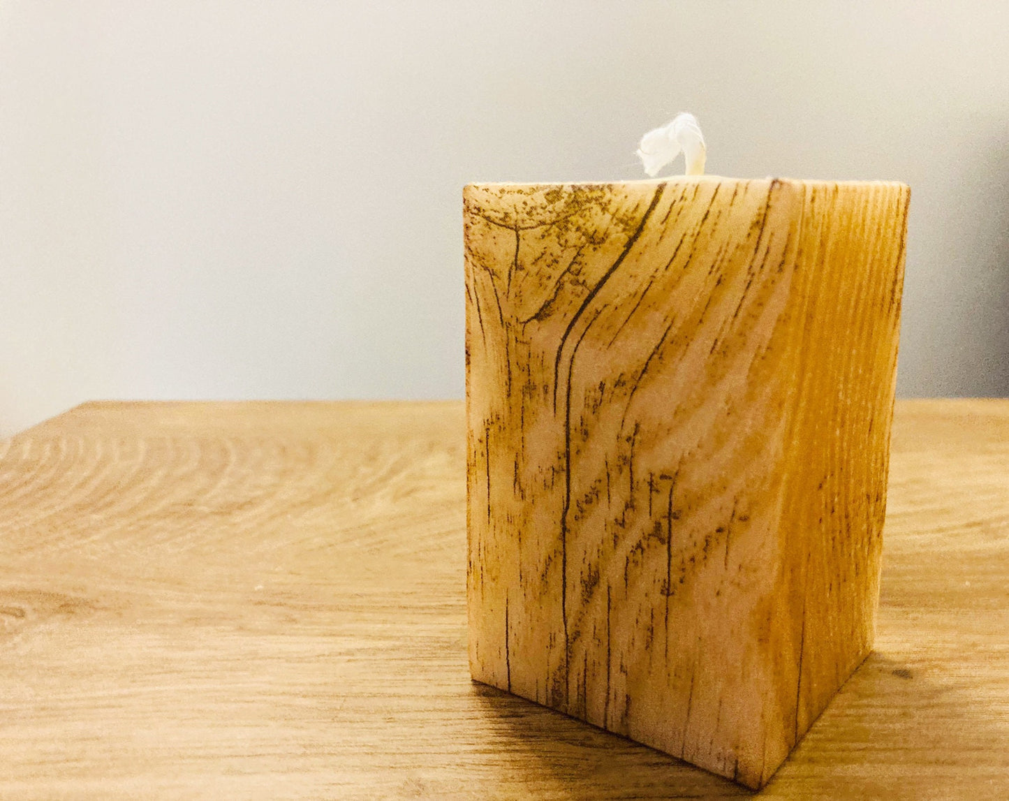 Wood Candle