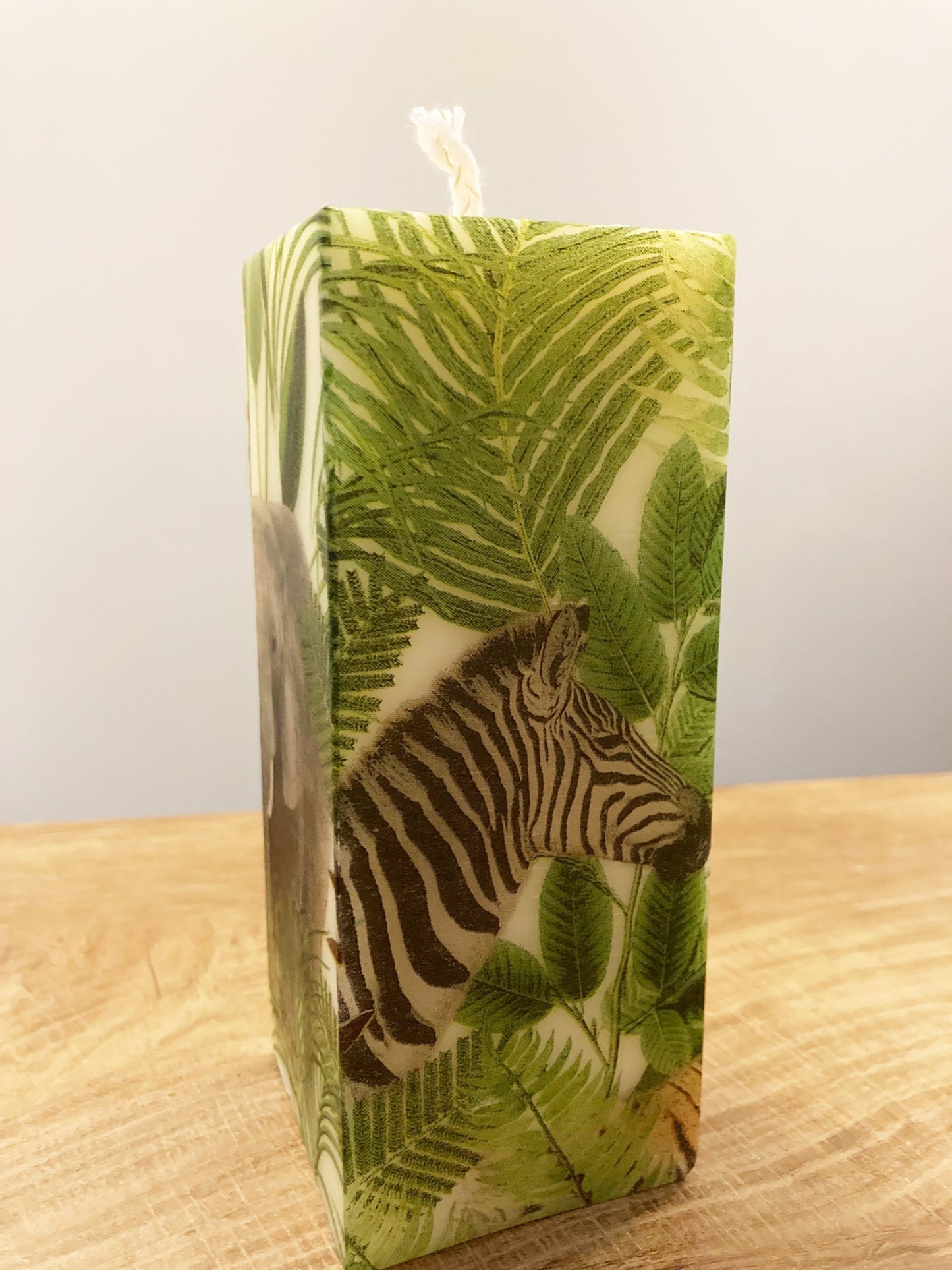 Tiger and Safari Friends Candle
