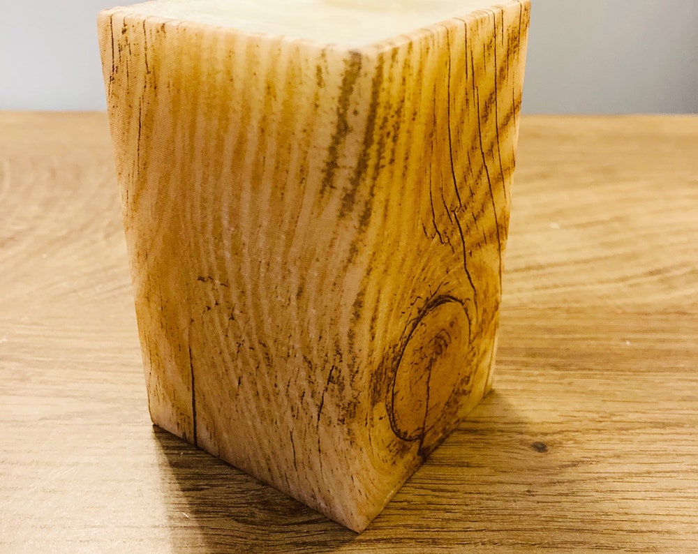 Wood Candle