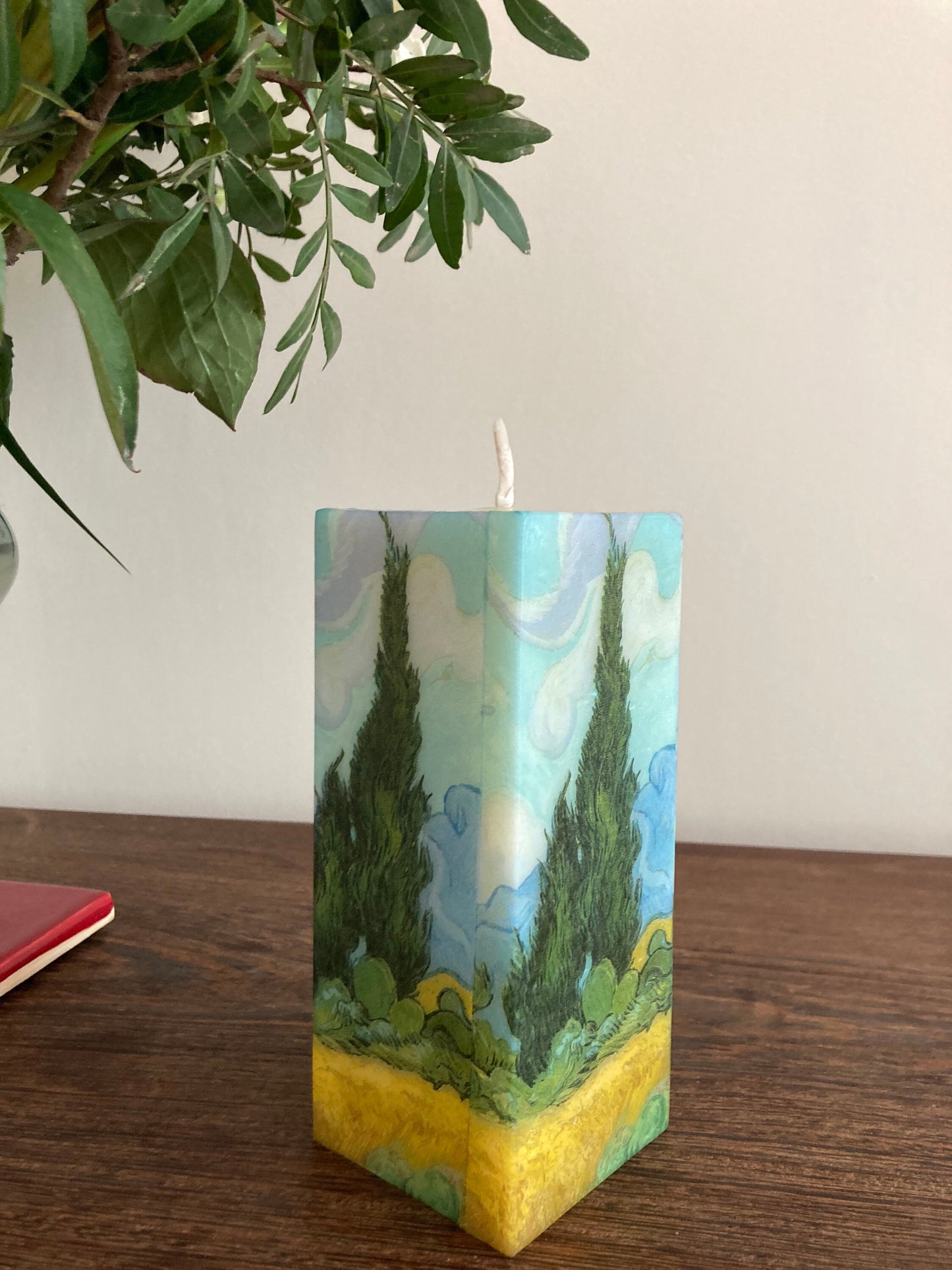 Van Gogh Wheat Field Candle