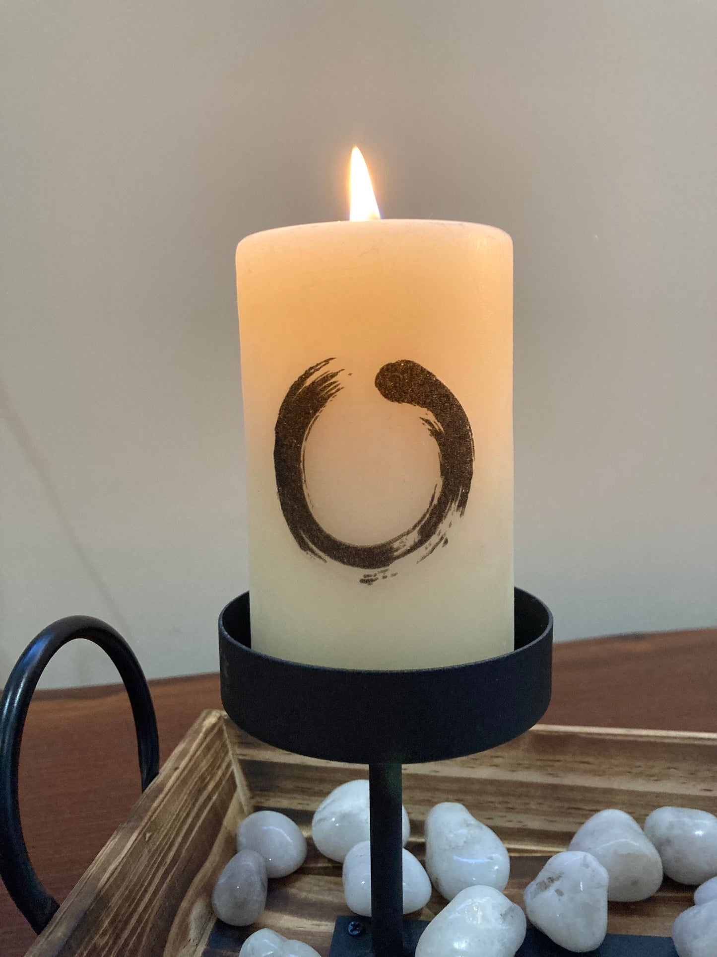 Japanese Calligraphy Candle